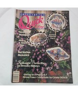 Vintage 1990 Cross Stitch Quick &amp; Easy Magazine - $14.00