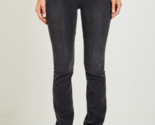 FRAME Damen Bootcut Jeans Le Mini Boot Solide Grau Größe 26W LMB398 - $56.26