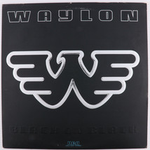 Waylon Jennings – Black On Black - 1982 Country 12&quot; LP Vinyl Record AHL1-4247 - £12.20 GBP