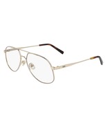 NEW MCM 2138 290 Nude &amp; Gold Aviator Eyeglasses 55mm with MCM Case - $135.76 CAD