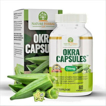 Okra Capsules. Blood Sugar Support Supplements - $24.99