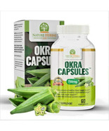 Okra Capsules. Blood Sugar Support Supplements - £19.97 GBP