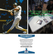 Jose Canseco Oakland A&#39;s signed baseball 8x10 photo Beckett COA proof au... - $98.99