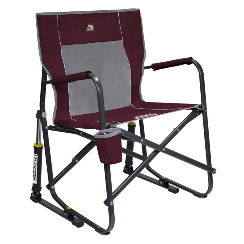 GCI Outdoor Freestyle Rocker, Maroon, Adult Chair camping chairs folding chair - £138.66 GBP
