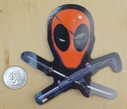 Deadpool Cross Peel And Stick Sticker 4 1/4&quot; X 4 1/4&quot; - £3.42 GBP