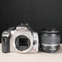 Canon Eos Rebel Xt 8MP Dslr Silver Camera Kit W 18-55mm Zoom Lens *Tested* W 8GB - $54.44