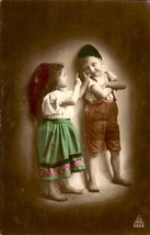 Children playing vintage, Art Deco postcard Gifts Tinted, 1914 Circa, Vi... - $94.23 MXN