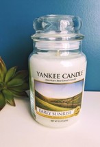 Retired Yankee Candle &quot;Early Sunrise&quot; White Label, Large 22oz-New! - £38.06 GBP