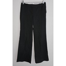 Ann Taylor Loft Julie Dress Pants Black-ish Women&#39;s 8 Career Wide Leg - £12.59 GBP