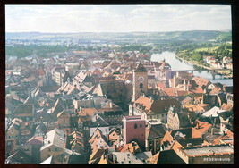 Original Poster Germany Regensburg View Tower River - $66.23