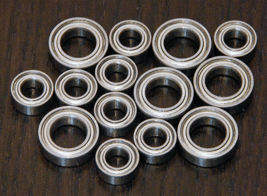 (14pcs) Kyosho TF2 / Lazer ZX-S Evolution / Lazer 2000 Metal Sealed Bearing Set - £7.85 GBP