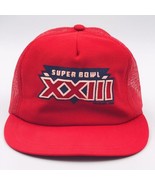 Vintage 1988 Super Bowl XXIII NFL Winston Snapback Trucker Mesh Hat Cap ... - £11.93 GBP