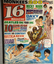 16 magazine October 1967 Monkees Raiders Beatles - £15.65 GBP