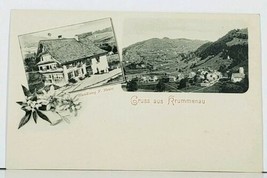 Gruss aus Krummenau Handlung F Menzi Vignette c1900 Postcard J13 - $12.95