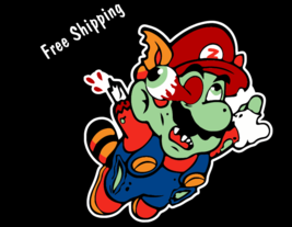 Cool Super Mario Zombie Game - Sticker Decal Truck Car Phone - £3.27 GBP+