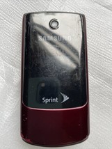 Samsung M320  Maroon Sprint Cellular Flip Phone - $9.90