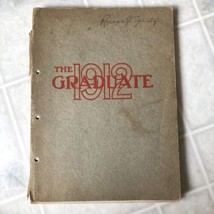 1912 ANTIGO HIGH SCHOOL YEARBOOK, ANTIGO.  WISCONSIN   THE GRADUATE - $69.97