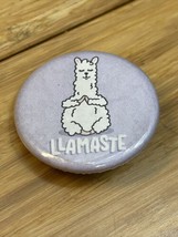 Novelty Llamaste Llama Miniature Button Pin Pinback KG - £6.23 GBP