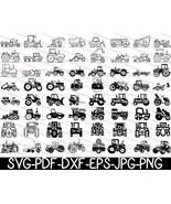 Tractor Svg Bundle, Tractor Svg, Farm Tractor Svg, Farming Svg, Farm Lif... - $2.99