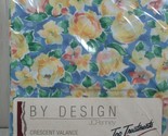 JC Penney By Design Vintage Crescent  valance 88x13 Festival blue yellow... - £10.76 GBP