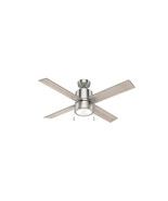 Hunter Fan 52 in. Beck Ceiling Fan with Light, Brushed Nickel - $327.16
