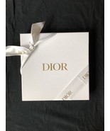 Dior box for scarf with ribbon 10.5 in. square empty white - £21.01 GBP
