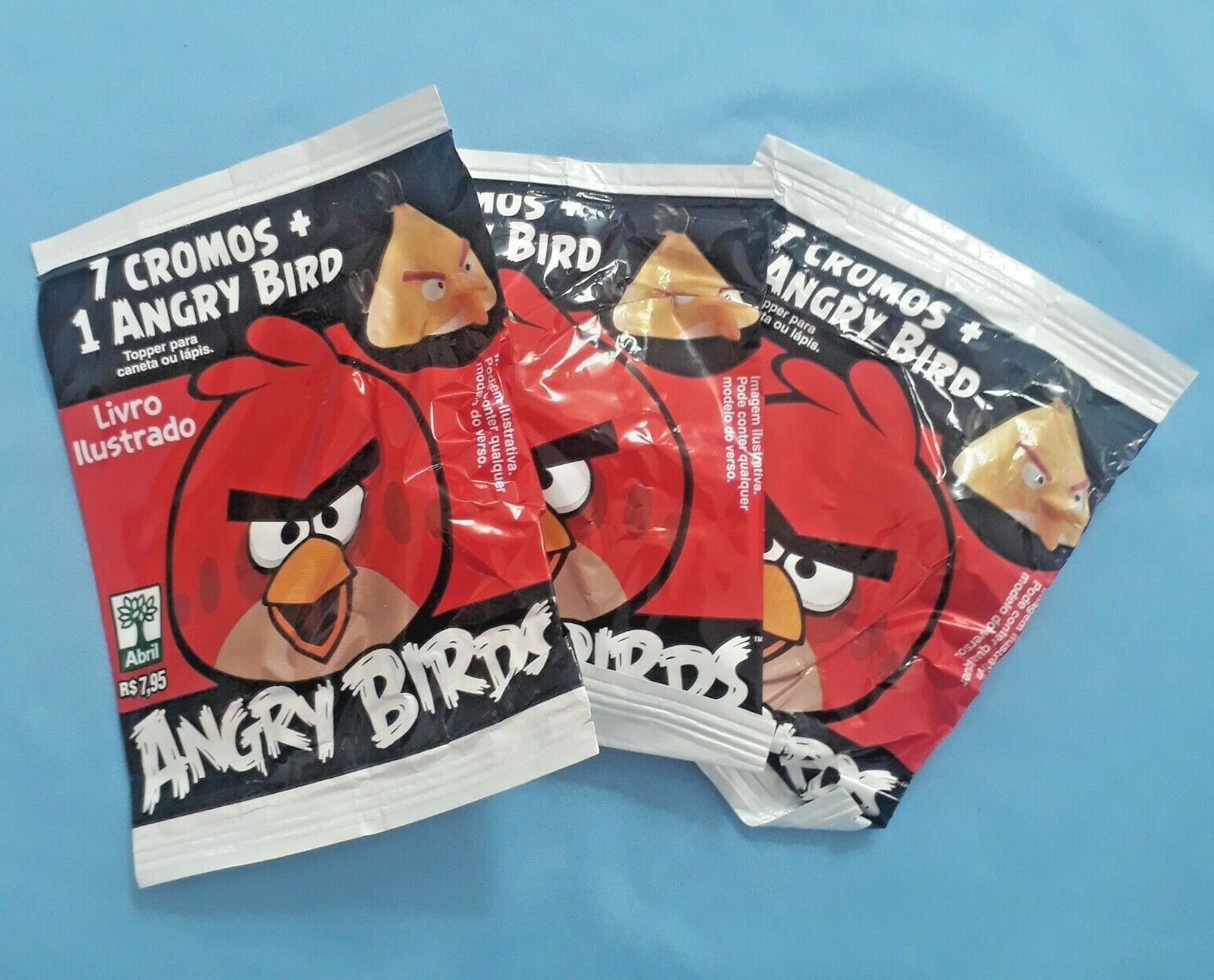 03 Packs Angry Bird (Like gogo´s) - Sealed - Brazilian Edition