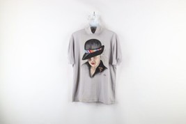 Vintage 70s Streetwear Womens Small Distressed Hat Lady Vogue Mock Neck ... - $39.55