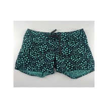 Patagonia Board Shorts Womens Size 4 Blue Teal Drawstring Wavefarer Polka Dot - $23.17