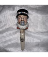 1940’s BURROUGH&#39;S BEEFEATER GIN CERAMIC BOTTLE POURER - HOME BAR / MAN CAVE - $25.21