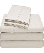 Split TOP King Bed Sheet Set Royal Collection 1900 Egyptian Cotton Bambo... - £42.71 GBP