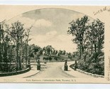 Main Entrance to Cadwalader Park Undivided Back Postcard Trenton New Jer... - $17.82