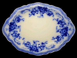 Antique Johnson Bros England &quot;Richmond&quot; 16 3/8 x 1.5in  Flow Blue Platte... - $296.72