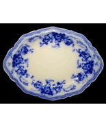 Antique Johnson Bros England &quot;Richmond&quot; 16 3/8 x 1.5in  Flow Blue Platte... - $413.54 CAD