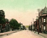 Vtg Postcard c 1908 Mecklenburg Street  St John New Brunswick Canada Str... - £12.39 GBP