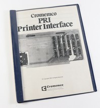 Vintage 1978 Cromemco PRI Printer Interface Brochure Catalog Manual - £10.65 GBP