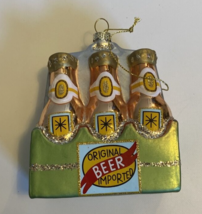 4.25&quot; Imported Beer Six Pack Glass Christmas Hanging Ornament - €13,02 EUR