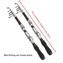1/1.2/1.5/1.7/1.9/2.1m Telescopic Mini Fishing Rods Super Hard Fishing Rod   Por - £52.27 GBP