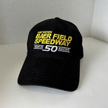 Baer Field Speedway Hat Fort Wayne IN 50 Years of Racing Black Cap Adjus... - £29.71 GBP
