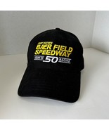 Baer Field Speedway Hat Fort Wayne IN 50 Years of Racing Black Cap Adjus... - £29.51 GBP