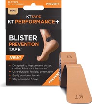 KT Tape, Blister Prevention Tape, 30 Count, 3.5&quot; Precut Strips, Beige - £16.71 GBP