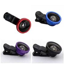 Color: Black - SUPER WIDE Clip and Snap Lens for iPhone and any Smartphone - $30.84