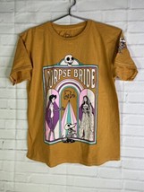Corpse Bride Emily Victor Wedding Graphic Tee Shirt Top Womens Juniors Size XS - £19.02 GBP