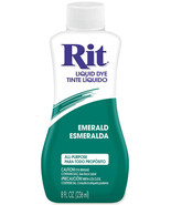 EMERALD RIT All Purpose Fabric Liquid DYE 8 ounce BOTTLE green 88310 - $29.39 CAD