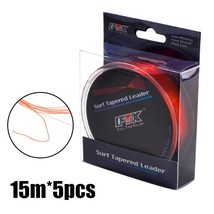 FTK Saltwater Surf Casting Shock Leader Fishing Lines 5*15M/10*15M 4.4-17kg Nylo - £65.71 GBP