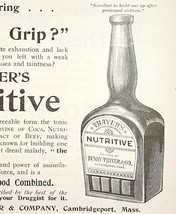 1895 Thayer&#39;s Nutritive Quack Medicine Victorian Stimulant Advertisement - £10.62 GBP