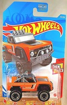 2021 Hot Wheels #163 Then and Now 6/10 CUSTOM FORD BRONCO Orange w/Beadl... - $7.75