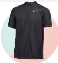 Nike Small Men&#39;s Windshirt Short Sleeve Tagless Shirt BQ3237 Blue - £34.02 GBP