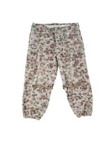 Vintage Austrian Army Pea Dot Camo Trousers Pants Size 36, Repairs Worn - $153.45