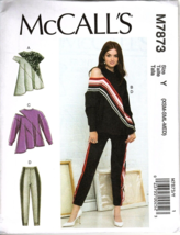 McCall's M7873 Misses XS to M Cold Shoulder Tops and Pants UNCUT Sewing Pattern - £12.37 GBP
